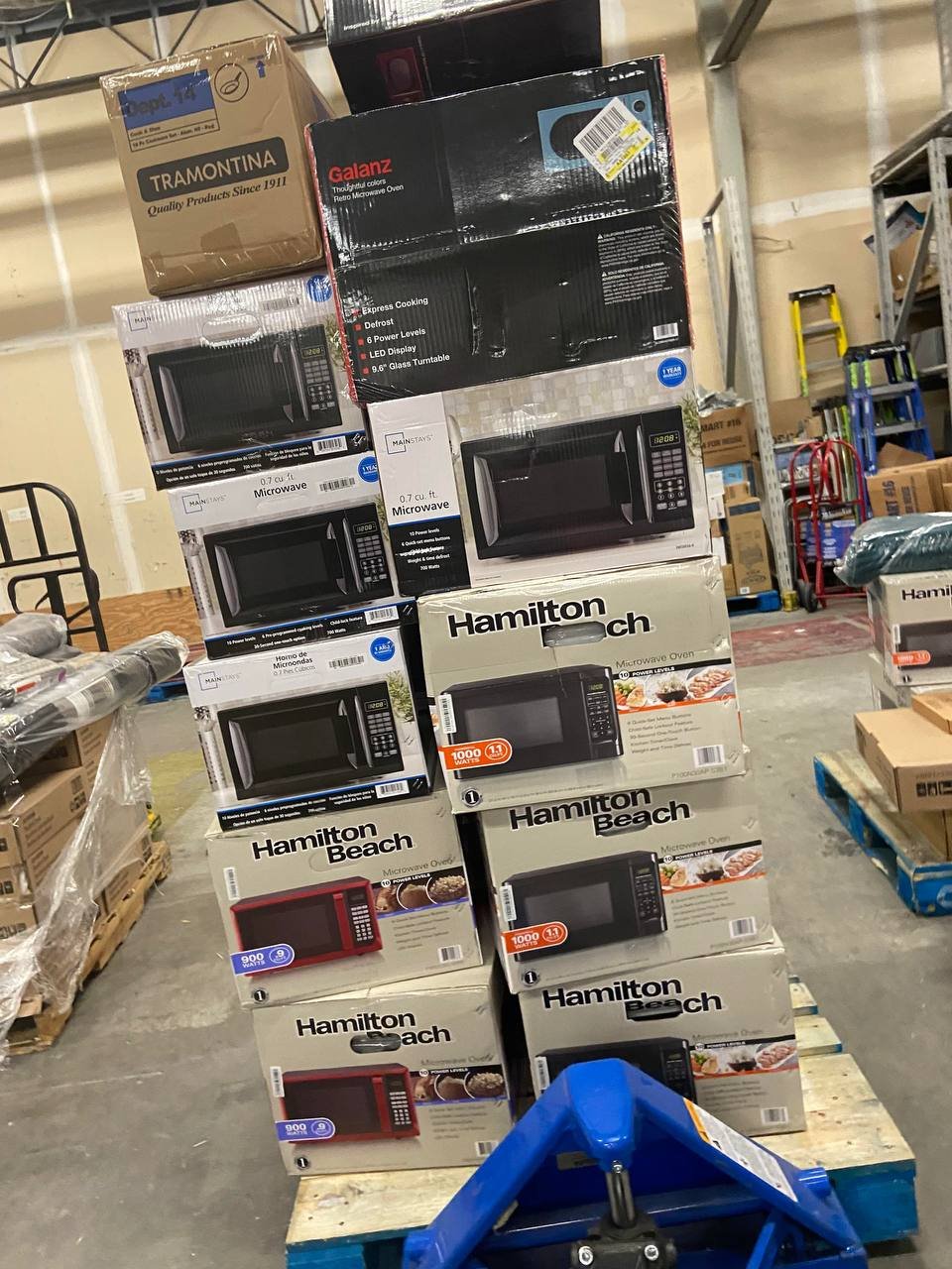Microwave Pallets liquidation