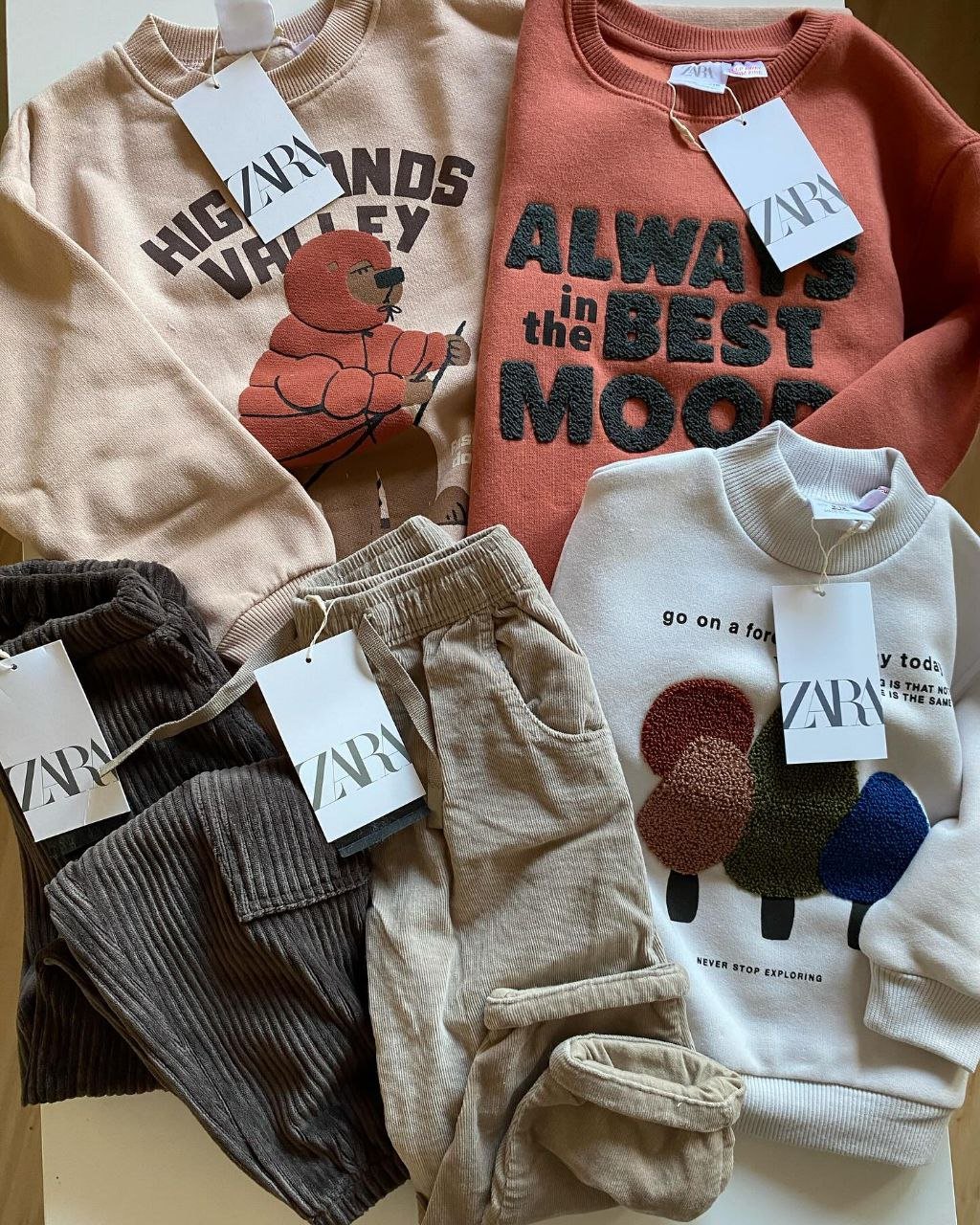 Zara Kids Wholesale Clothing Pallets